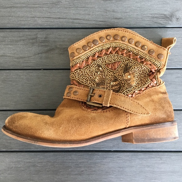 naughty monkey studded boots